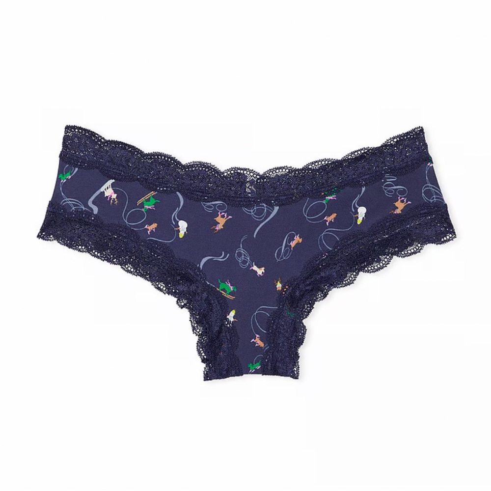 Victoria’s Secret PINK Lace-Trim Cheekster Panty